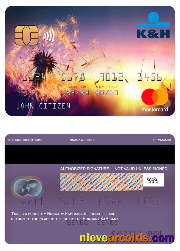 Hungary K&H mastercard